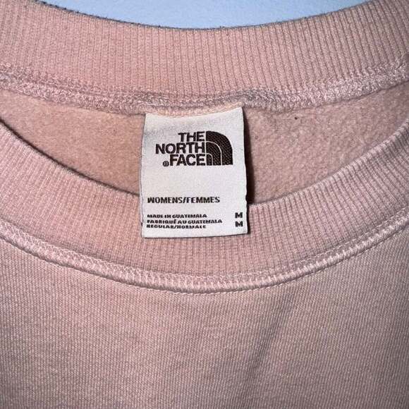 The North Face Women's Sweater Pullover Crewneck Medium Logo Retro outdoorsy - Picture 3 of 9